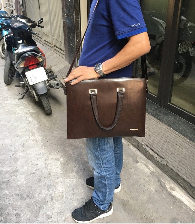 Cặp da nam ( có màu nâu đỏ và nâu thẫm) VOP25