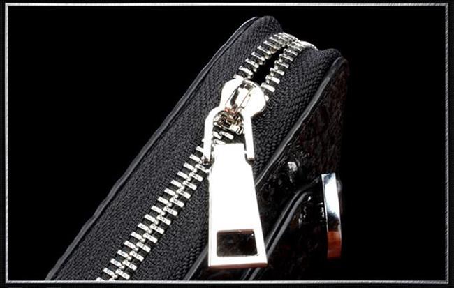 Clutch cầm tay da bò dập vân cá sấu CT25-D 26 Clutch cầm tay da bò dập vân cá sấu CT25-D