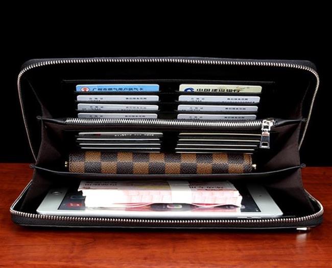 Clutch cầm tay da bò dập vân cá sấu CT25-D 22 Clutch cầm tay da bò dập vân cá sấu CT25-D