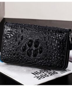 Clutch cầm tay da bò vân cá sấu CT20-D 7 Clutch cầm tay da bò vân cá sấu CT20-D