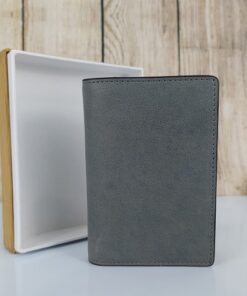 Bóp da thật màu xám VDD62