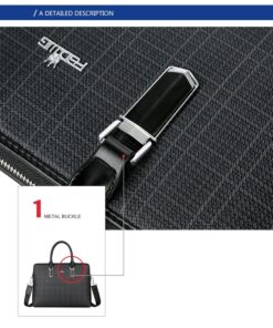 Cặp da kẻ caro VOP23