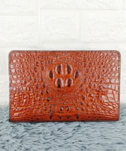 Ví dài cầm tay khóa số màu nâu cao cấp CT01-N