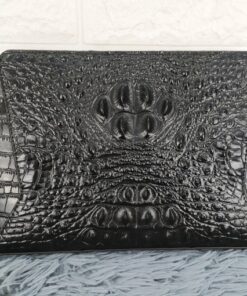 Clutch cầm tay khóa số vân cá sấu CT23-D