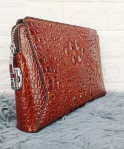 Clutch vân cá sấu khóa cài CT22-N
