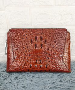 Clutch vân cá sấu khóa cài CT22-N