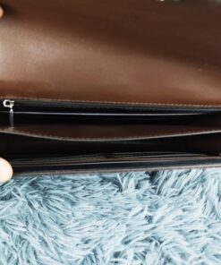 Clutch vân cá sấu khóa cài CT22-N