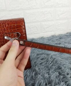 Clutch vân cá sấu khóa cài CT22-N
