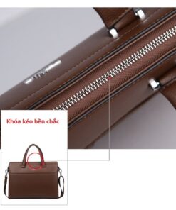Giỏ xách da nam kiểu dáng Hàn Quốc VOP06