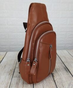 Túi đeo chéo, đeo ngực da bò xịn TC06