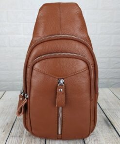 Túi đeo chéo, đeo ngực da bò xịn TC06