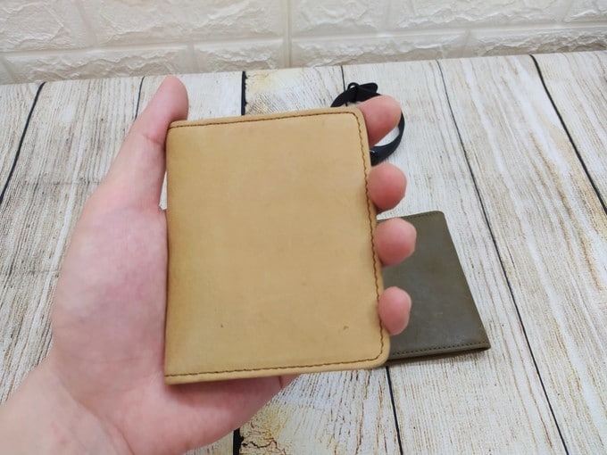 Ví da bò lộn loại 1 VDD18