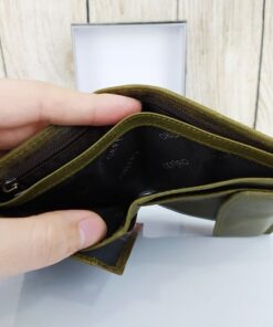 Ví da Cefiro dáng đứng màu xanh rêu NX23 8 Ví da Cefiro dáng đứng màu xanh rêu NX23