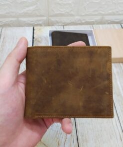 Ví da nam Handmade da sáp Squezino VDD16