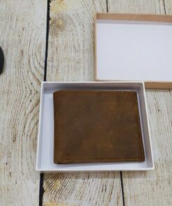 Ví da nam Handmade da sáp Squezino VDD16