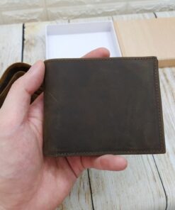 Ví da nam Handmade da sáp Squezino VDD16